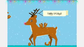 holiday cards: CSS illustration and animation